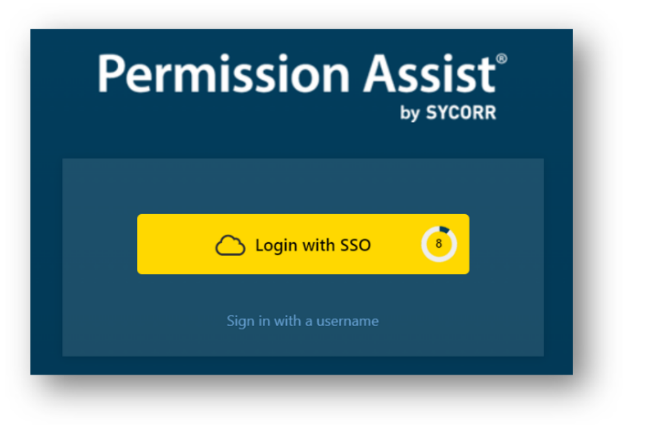 SSO Preferred login page